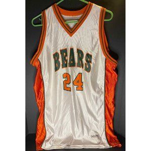 Vintage DeLong Basketball Jersey#24 Mens 46 Cal Bears Spell Out